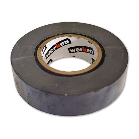 Cinta aislante 3/4 x 18 metros Negra Werken