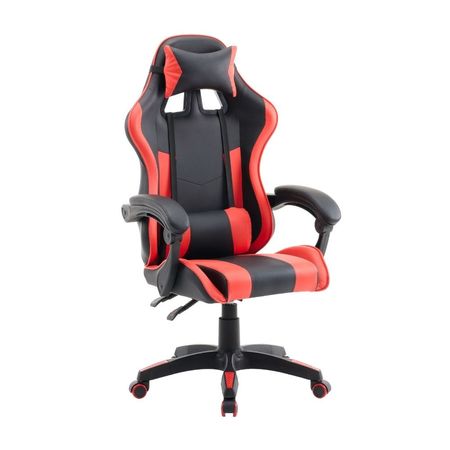 Silla Gamer Cuero PU Orange New Racing Pro Rojo/Negro