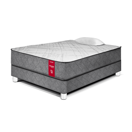 Cama Paraíso Lifestyles Pocket 1.5 Plazas Plata