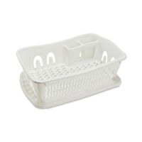Escurridor plástico para 24 piezas blanco Basa
