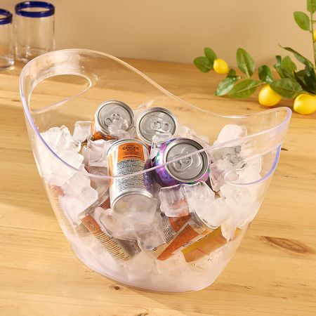 Hielera de Plástico Casa del Mediterráneo Orange Modelo KA01941_PRM Transparente de 34 cm