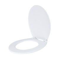 Asiento de Inodoro Redondo Eco Plástico Orange Modelo AB0001 Blanco