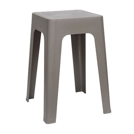 Banco Apilable Gris 28x28x47cm Orange