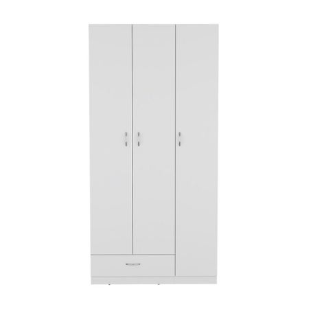 Ropero Z-90 3 Puertas 1 Cajón Blanco Tuhome