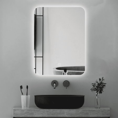 Espejo LED Orange Vertical 60x80cm 4mm Luz Posterior Blanca