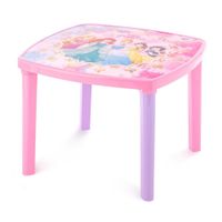 Mesa Infantil Reyplast Kinder Disney Princesas Rosa de Polipropileno