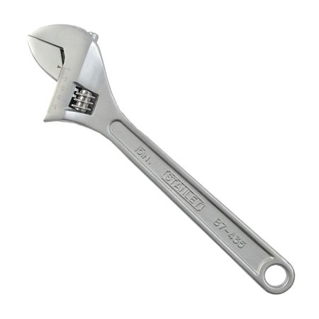 Llave Francesa Stanley Modelo 87435 de Acero Pulido de 15''