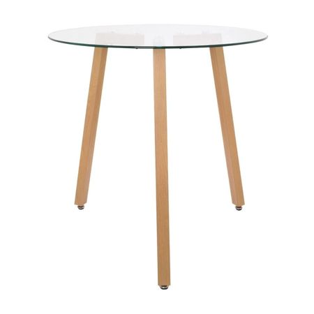 Mesa Redonda Lima Vidrio Bonno