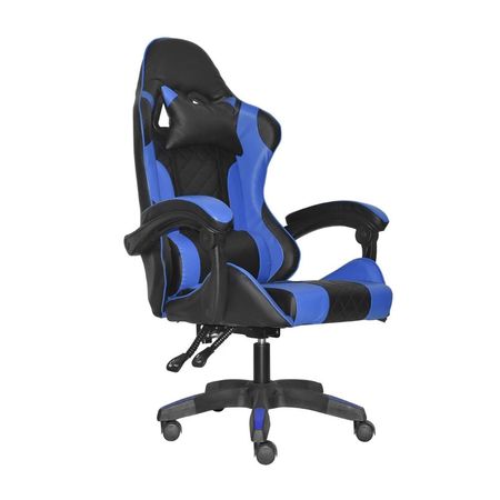 Silla Gamer Byd Negro/Azul Reclinación 180° Bonno