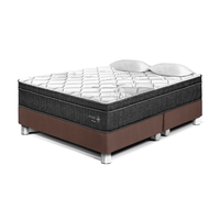 Cama Pocket Star King Chocolate Paraiso