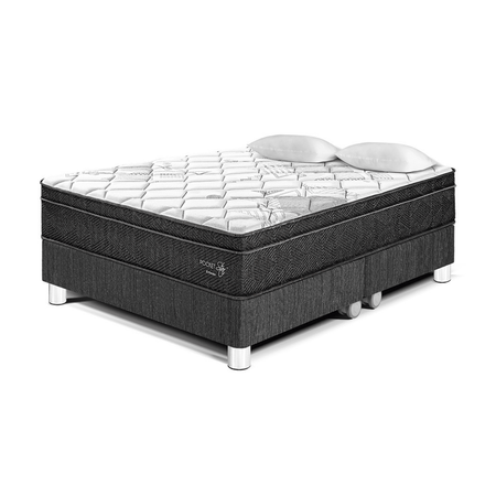 Cama Pocket Star Queen Charcoal Paraiso