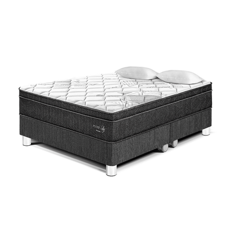 Cama Pocket Star King Charcoal Paraiso