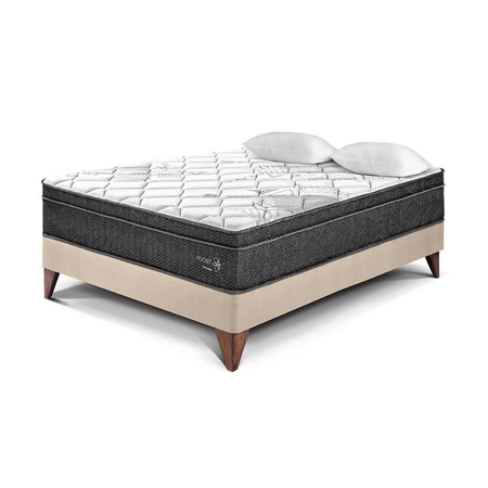 Cama Europea Pocket Star 2 plazas Champagne Paraiso