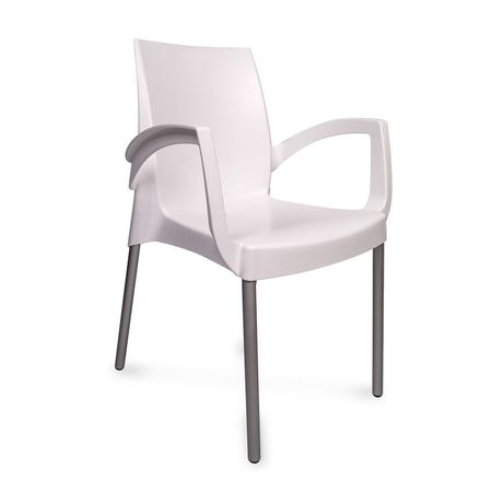 Silla Ada con brazos Blanca Reyplast
