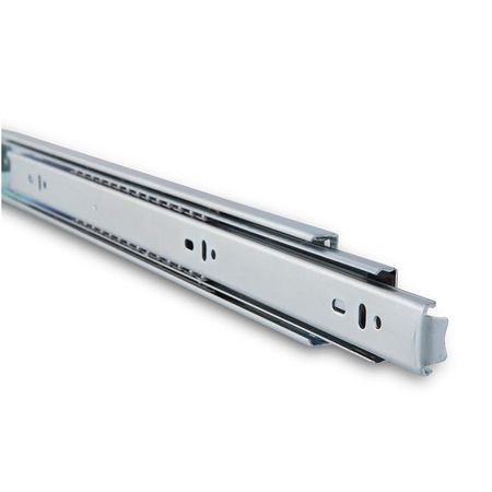 Corredera Telescópica Werken Fortune 45mm Zinc 14' Acero Galvanizado Color Plata