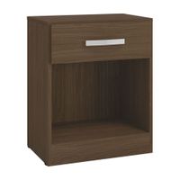 Velador Cali Texturizado Satinado 1 cajón Jacaranda Orange
