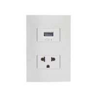 Tomacorriente Universal + Toma Usb Simon