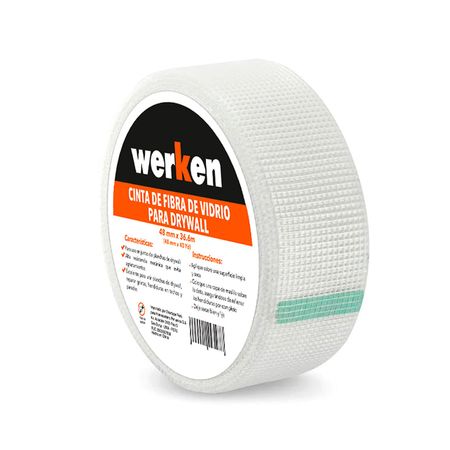 Cinta de fibra de vidrio 48mm x 36.6 metros Werken