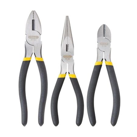Juego de alicates x3 piezas Stanley