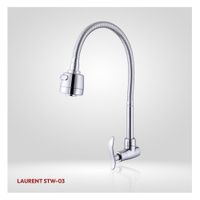 Llave De Lavadero A La Pared Laurent STW-03 Cromado - STONE
