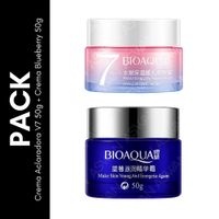 Pack Crema Aclaradora V7 50g + Crema Blueberry 50g - BIOAQUA