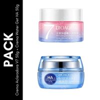 Pack Crema Aclaradora V7 50g + Crema Water Get HA 50g - BIOAQUA