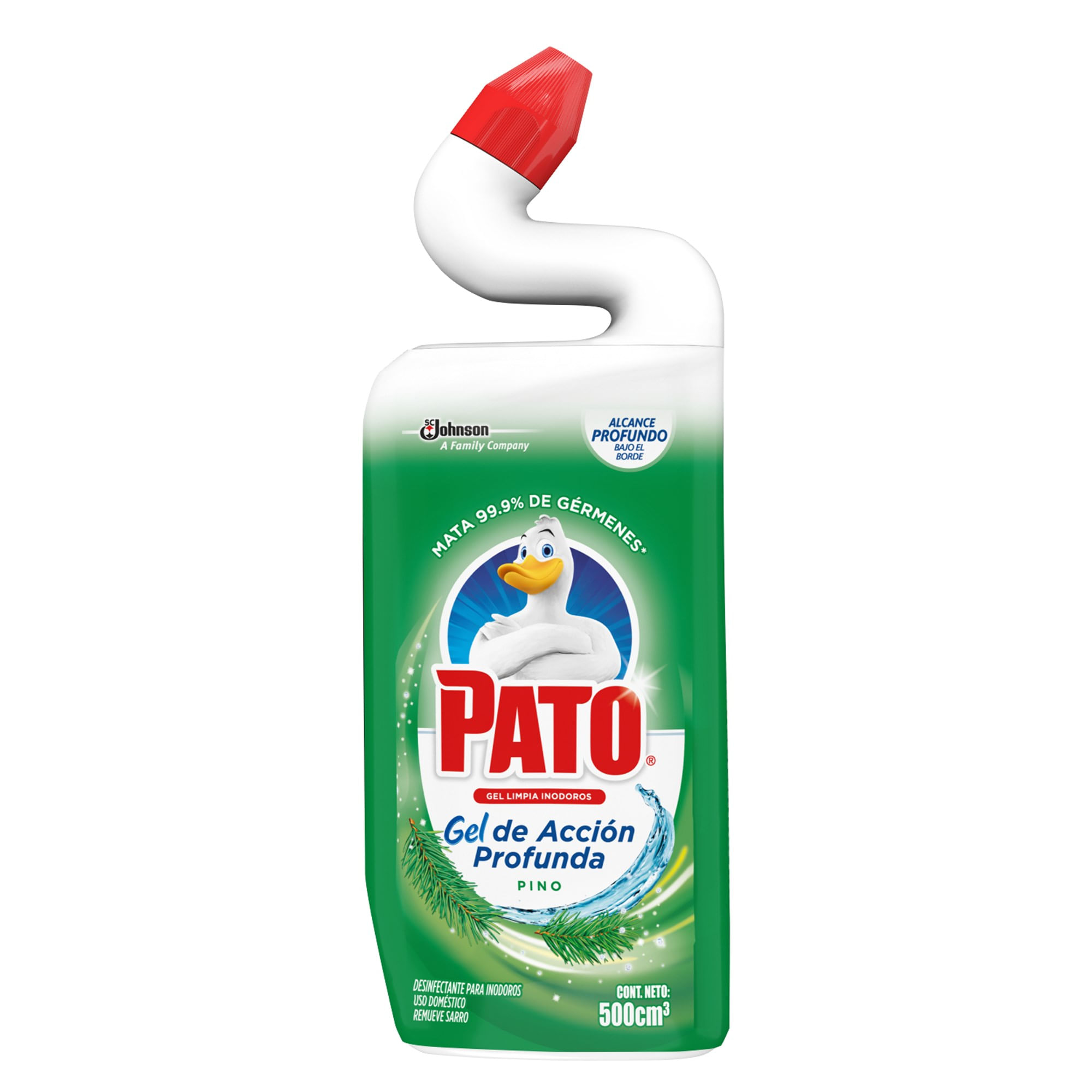 Desinfectante Líquido de Baño PATO Limpieza Avanzada Natural Botella 500ml
