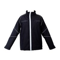 Casaca de Trabajo Werken Drill Softshell Reflectiva Negro Talla M
