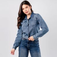 CASACA DENIM PINZAS JAROLA JESY