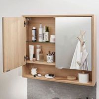 Mueble de Baño Flotante con Espejo King Color duna TU MESITA
