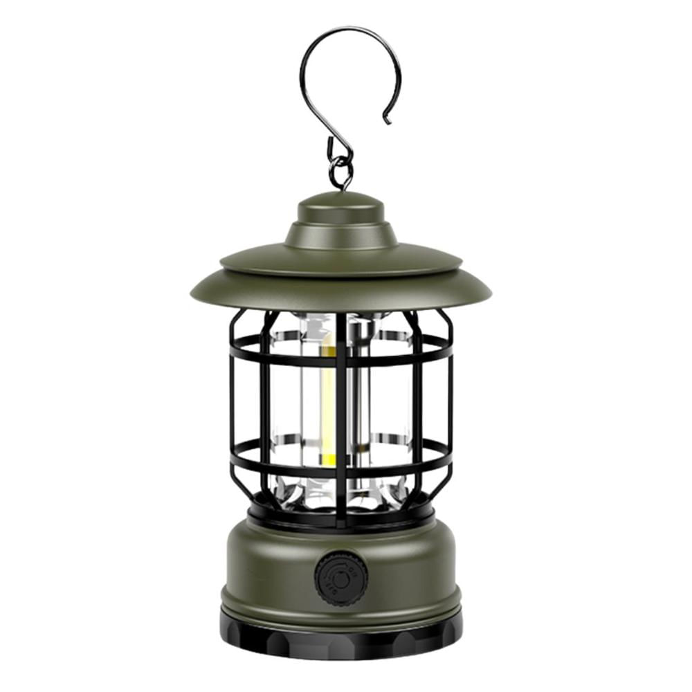 Lámpara Retro LED para Camping 800 mAh con Gancho IPX4 V
