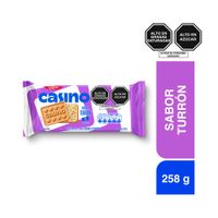 Galleta CASINO Sabor Turrón Empaque 43g Paquete 6un