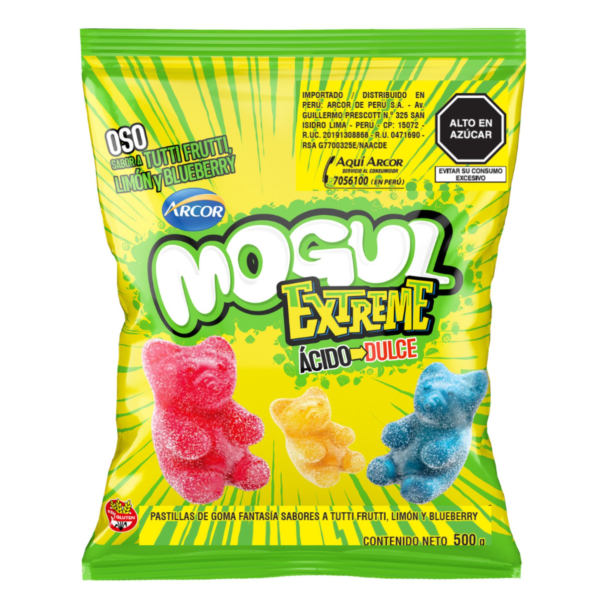 Gomitas MOGUL Extreme Oso Bolsa 500g