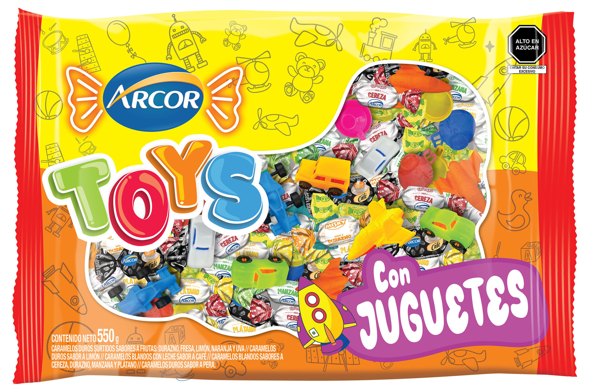Toys con Juguetes ARCOR Bolsa 550g
