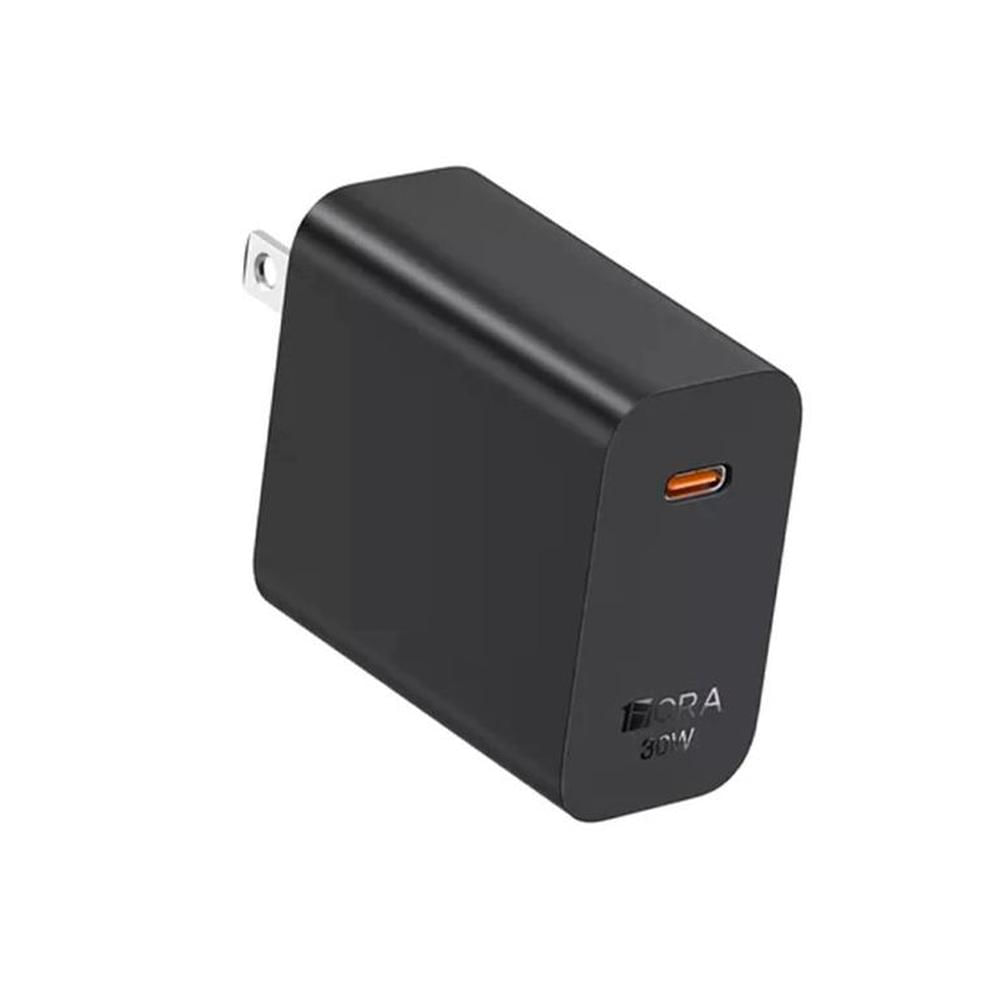 CARGADOR 1HORA GAR164 30W USB TIPO-C NEGRO