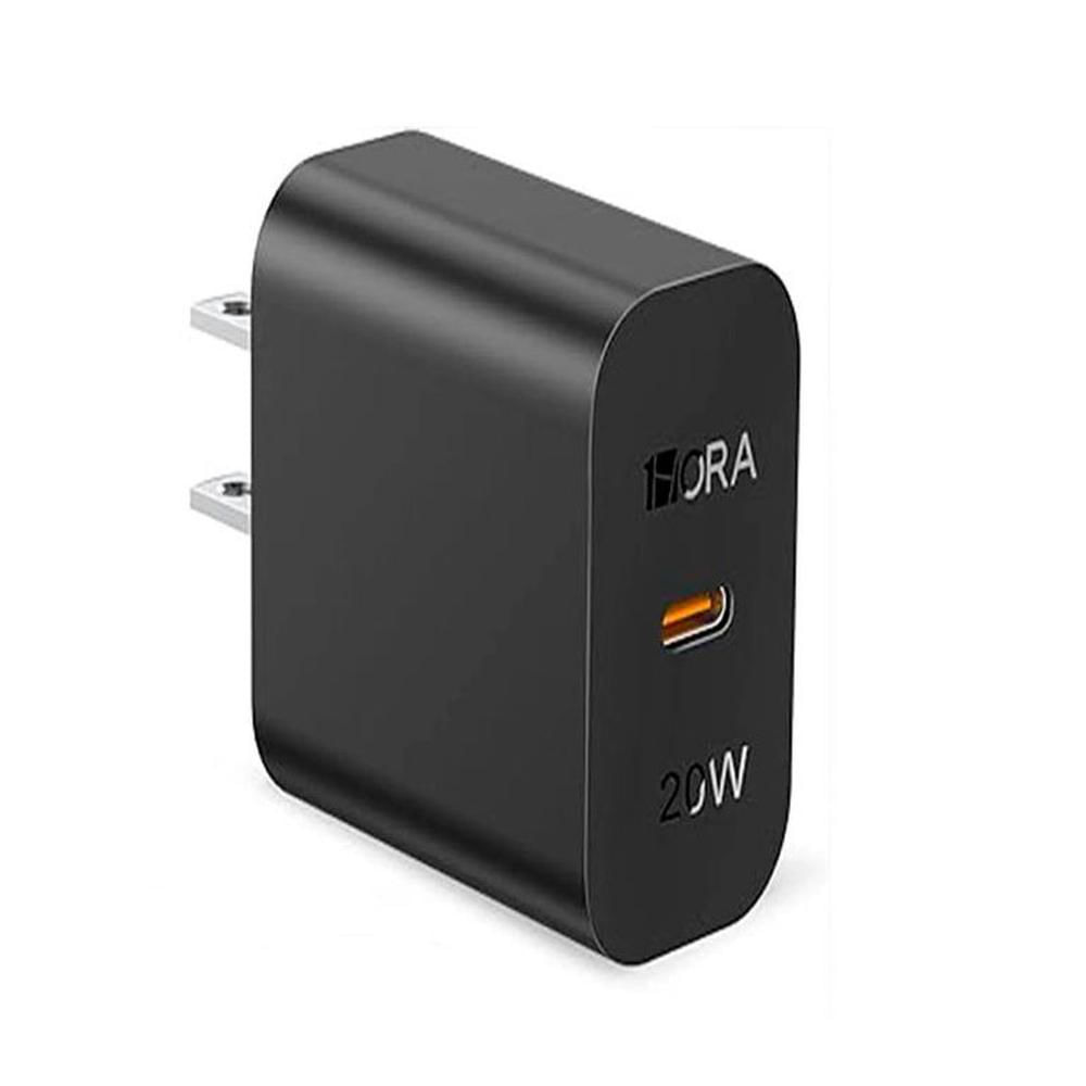 CARGADOR 1HORA GAR152 20W USB TIPO-C NEGRO