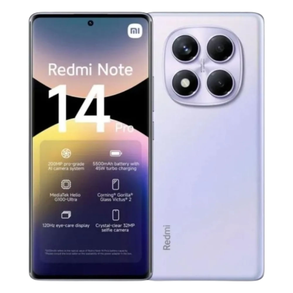 Xiaomi Redmi  Note 14 pro 4g 256gb 8gb - MORADO