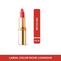 Labial En Barra Loreal Paris Colour Riche Luminous Tono British Red