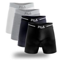 Pack x4 Bóxer Largo Fila Pretina Ancha Multicolor 1