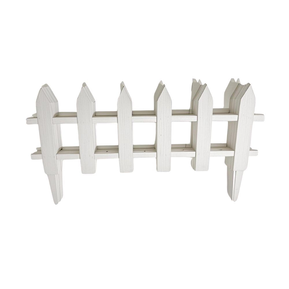 Set de 4 Cercas Nylon Orange 58x31cm Blanco