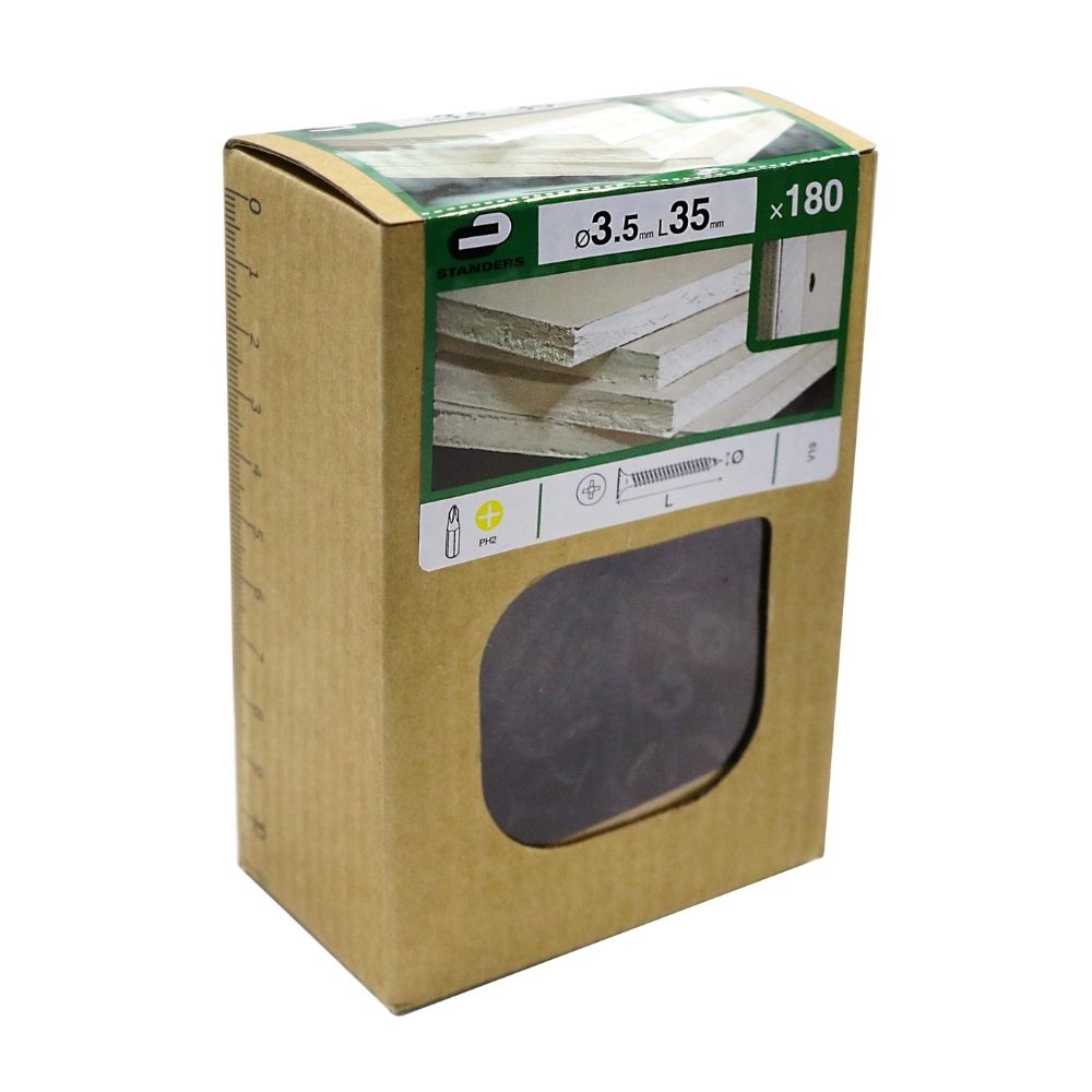 Tornillo Ph C.bugle Fosfat 3.5x35mm para drywall 180 unidades