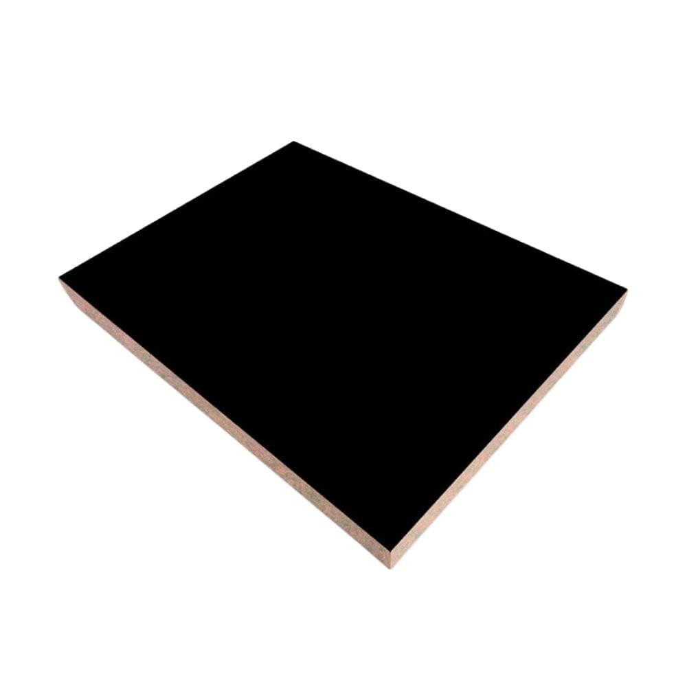 Tablero Melamina Negro 18mm 6x8 Vesto