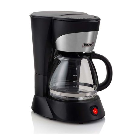 Cafetera Eléctrica Thomas TH130 Negra de 0.750 l