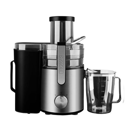 Extractor de Jugos Thomas TH2655I Acero Inoxidable Negro 800W