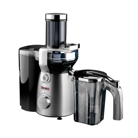 Extractor de Jugos Thomas TH2670 Negro de Acero Inoxidable 1000W