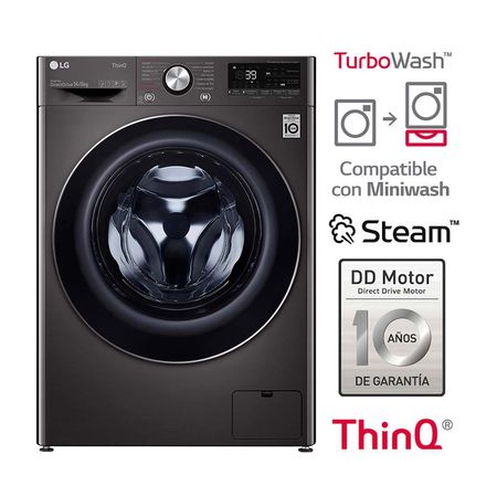 Lavaseca LG AI DD 14/8kg Negro Modelo WD14BVC2S6C