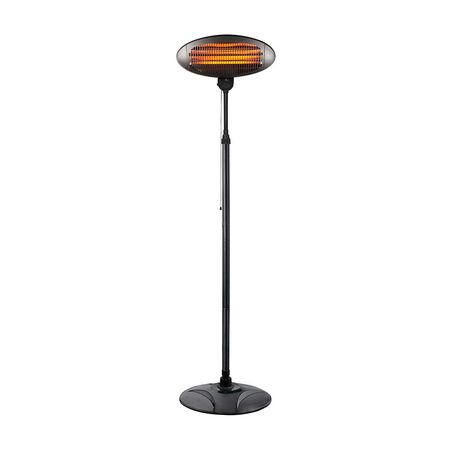 Estufa Exterior Acero 2000W Vail Negro Orange