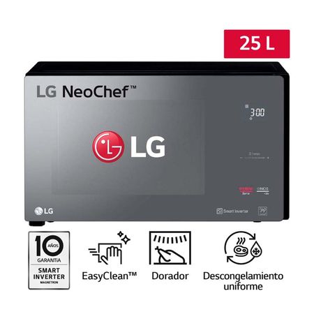 Horno Microondas LG EasyClean 25L Negro MH6596DIR