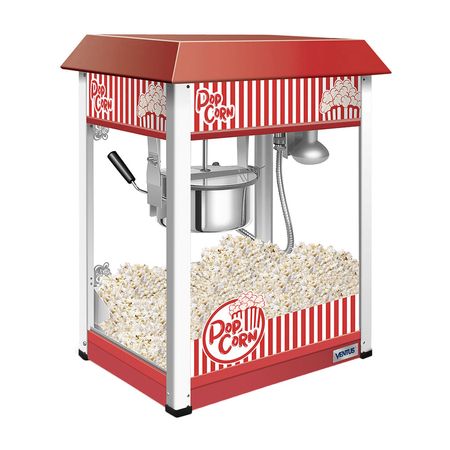Máquina de Pop Corn Ventus VMPC8 8oz en Acero Inoxidable Gris