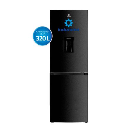 Refrigeradora Indurama Bottom Freezer Modelo RI639DN 320L Negro
